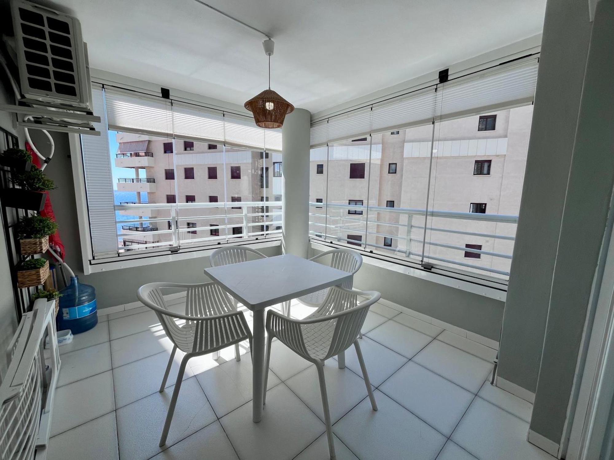 Modern Apartment On The Beach With Pool Calpe Eksteriør billede
